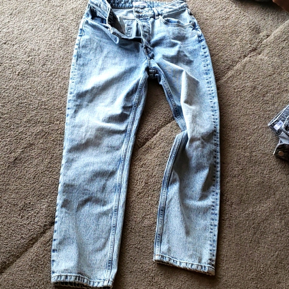 Anine bing jeans like new size 29 smoke free home. Button front